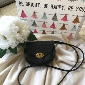 Vintage Dooney and Bourke all black crossbody bag